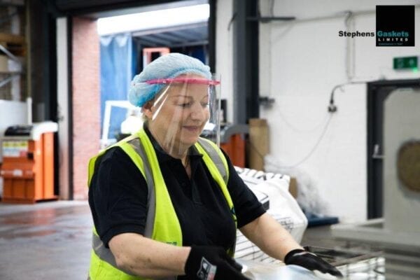 warehousing face visors - PPE Manufacturer UK